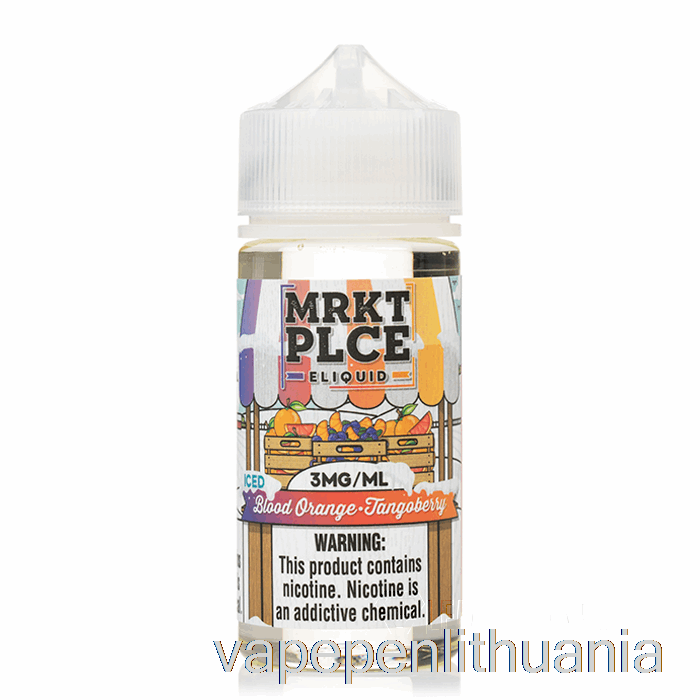 Ledo Kraujo Apelsinų Tangouogė - Mrkt Plce - 100 Ml 6 Mg Vape Skysčio
